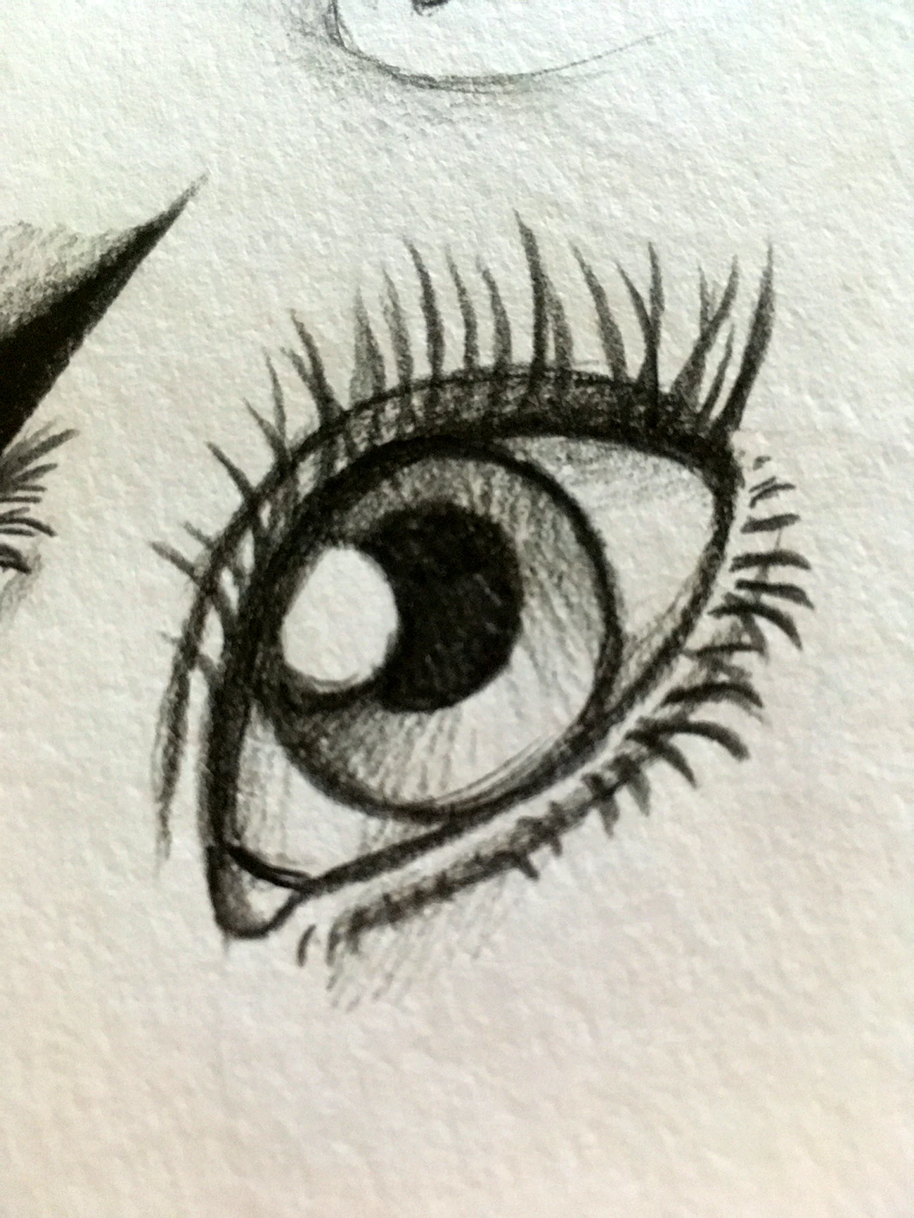 Глаза для срисовки карандашом. Красивая картинка