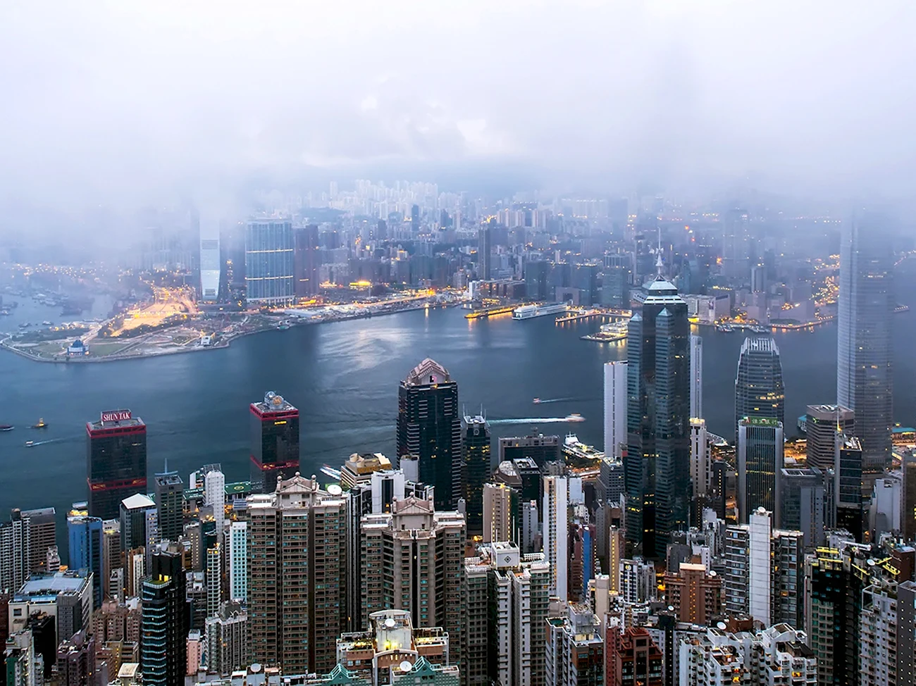 Гонг Конг панорама. Картинка