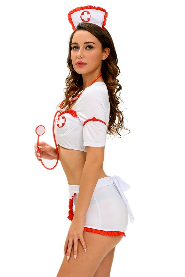 Горячие костюмы медсестры. Красивая девушка