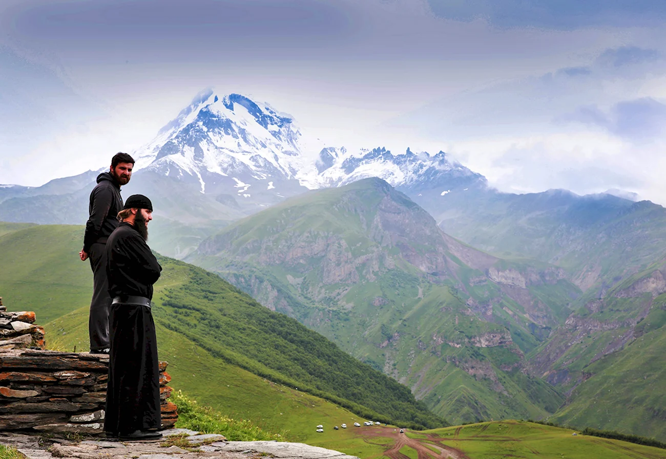 Горы Кавказа Грузия Армения. Картинка
