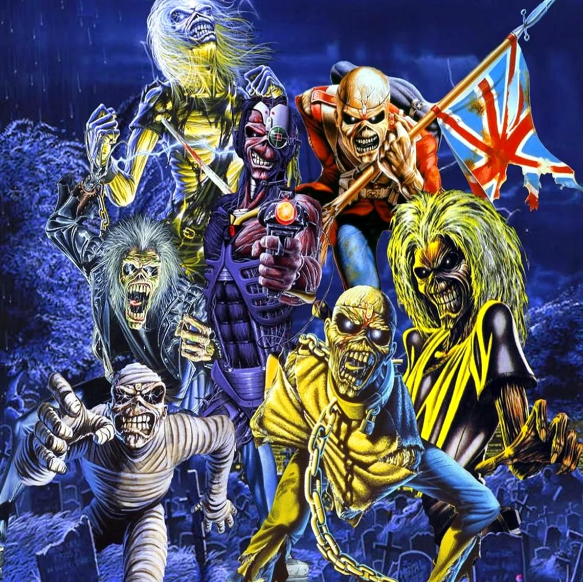 Группа Iron Maiden Эдди. Картинка