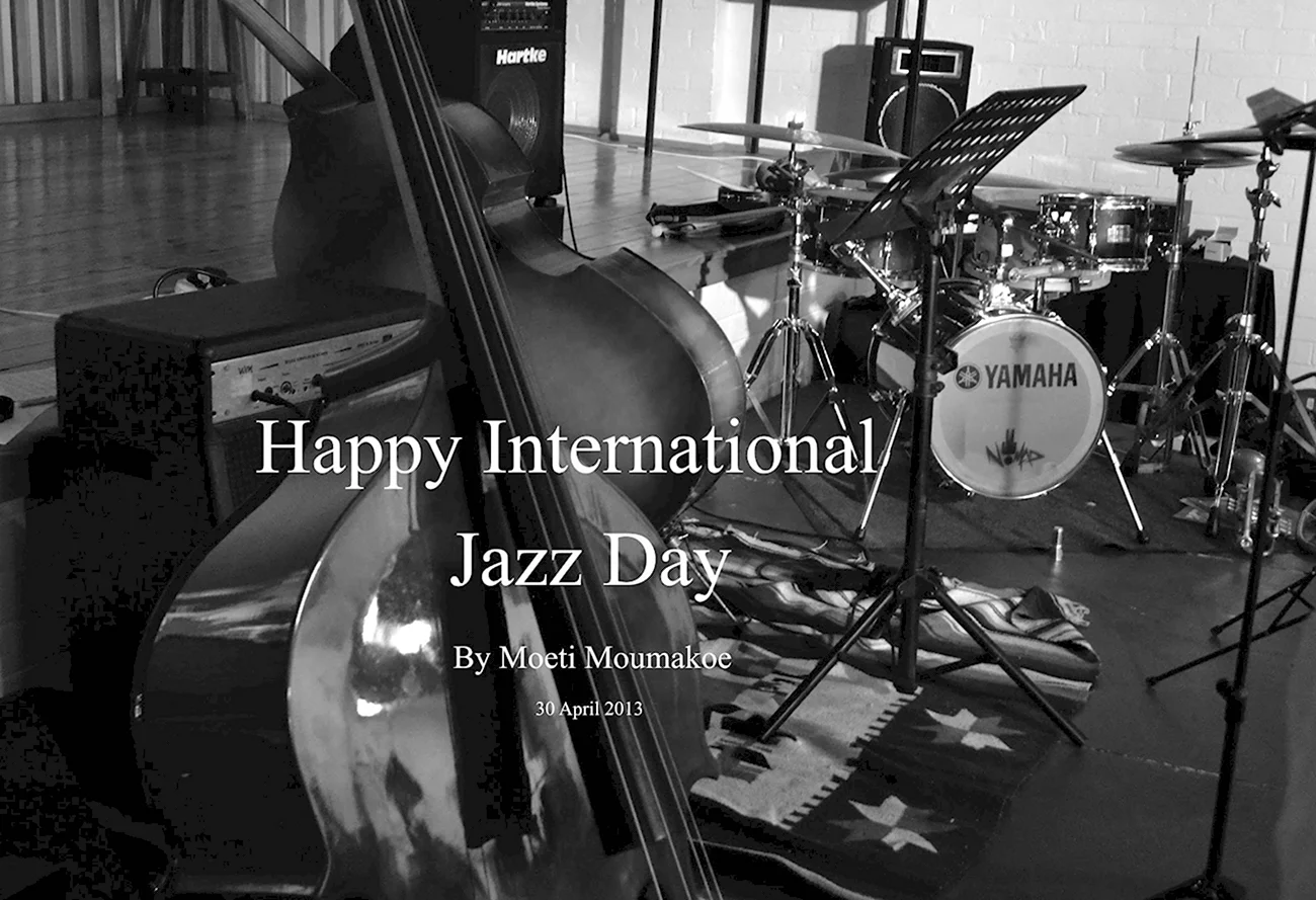 Happy International Jazz Day. Поздравление