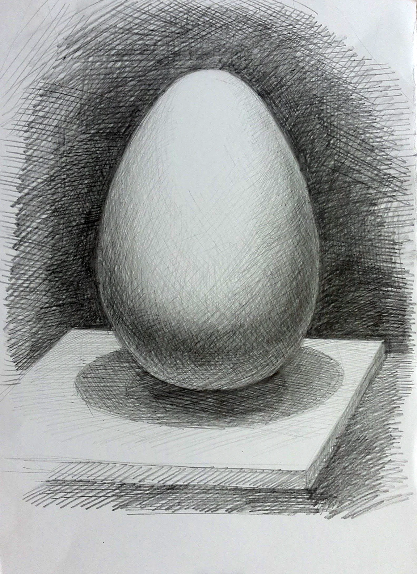 Яйцо карандашом. Для срисовки