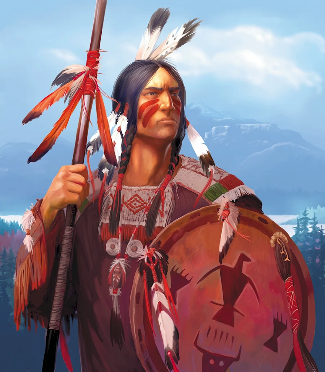 Индейцы Северной Америки могикане. Анекдот в картинке