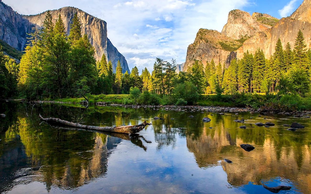 Йосемити национальный парк. Красивая картинка