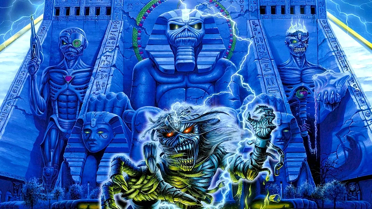 Iron Maiden Powerslave 1984. Картинка