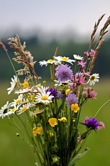 Иван Бунин полевые цветы. Красивая картинка