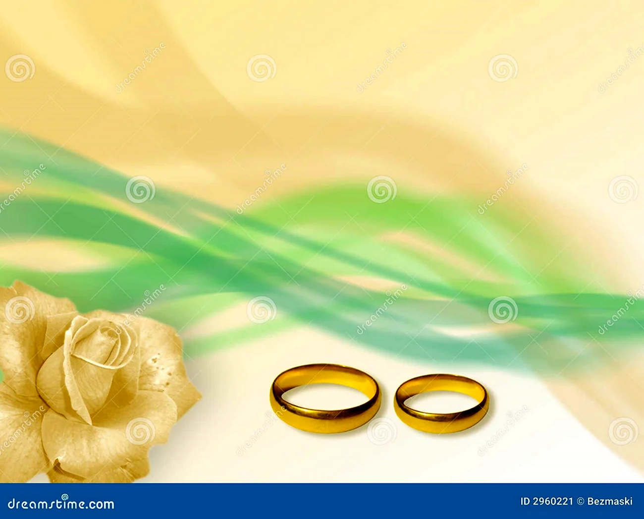 Изумрудно золотой фон свадебный. Поздравление с годовщиной свадьбы