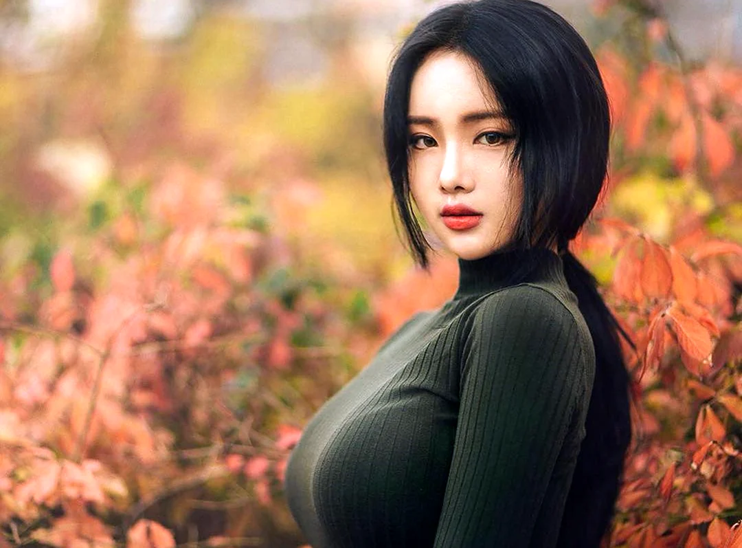 Ji Seong. Красивая девушка