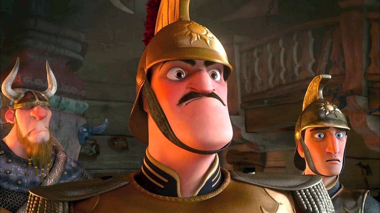 Капитан гвардии Рапунцель. Картинка из мультфильма