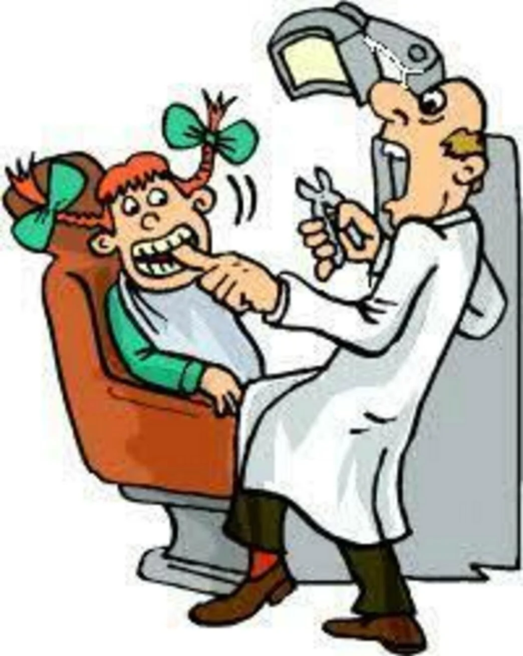 Карикатуры на приеме у зубного врача. Прикольная картинка