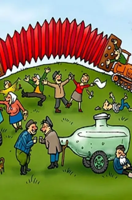 Карикатуры про сельское хозяйство. Прикольная картинка
