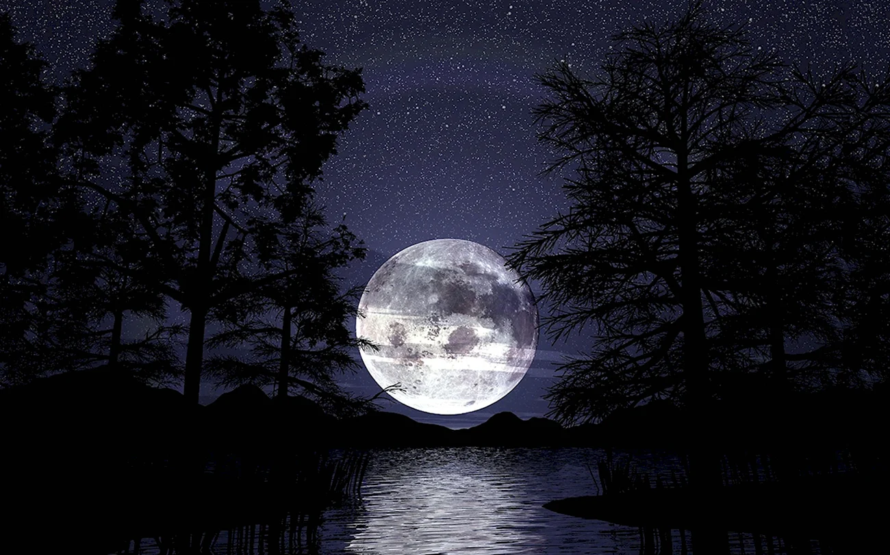 Картина Лунная Соната Бетховена. Красивая картинка