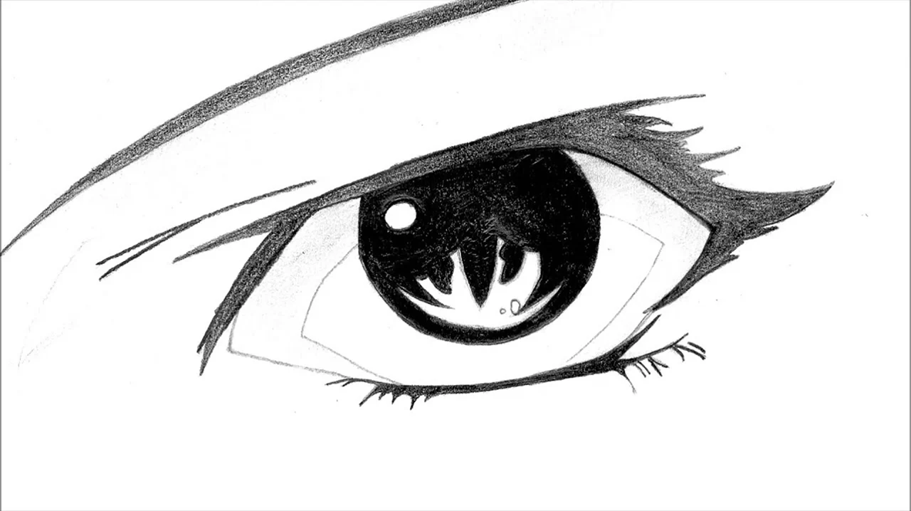 Картинки для срисовки глаза аниме. Для срисовки