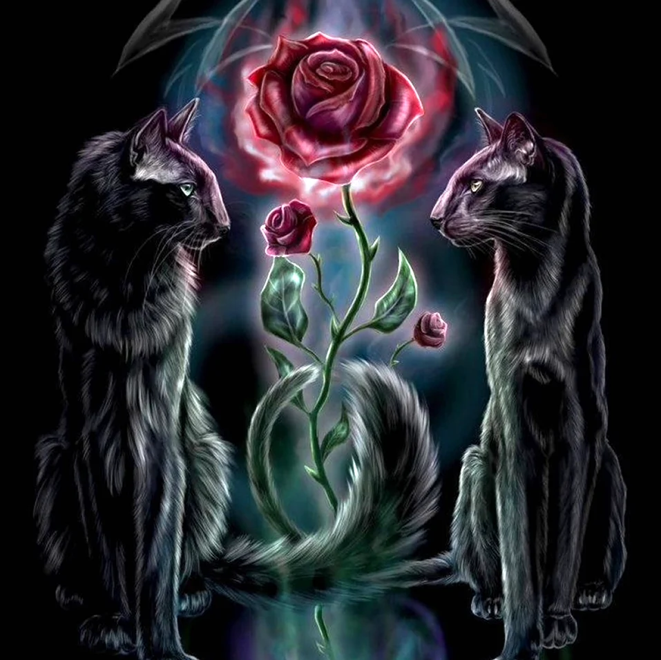 Картины Энн Стоукс волки. Красивая картинка