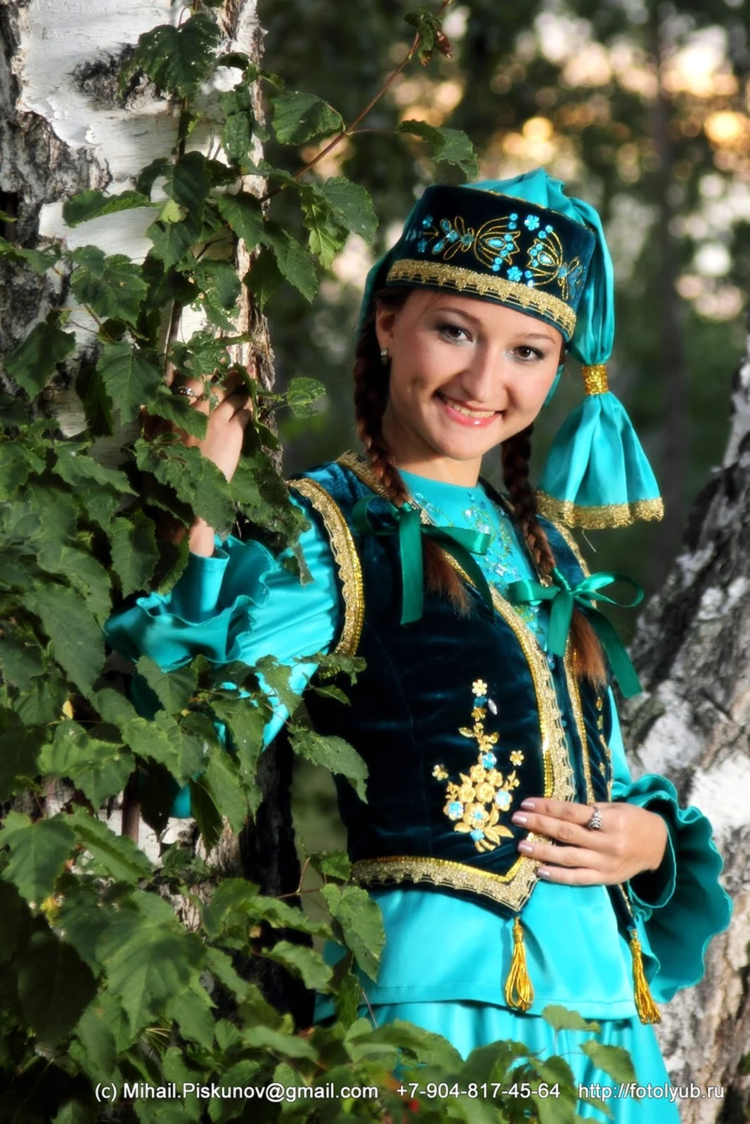 Казанские татарки. Красивая девушка