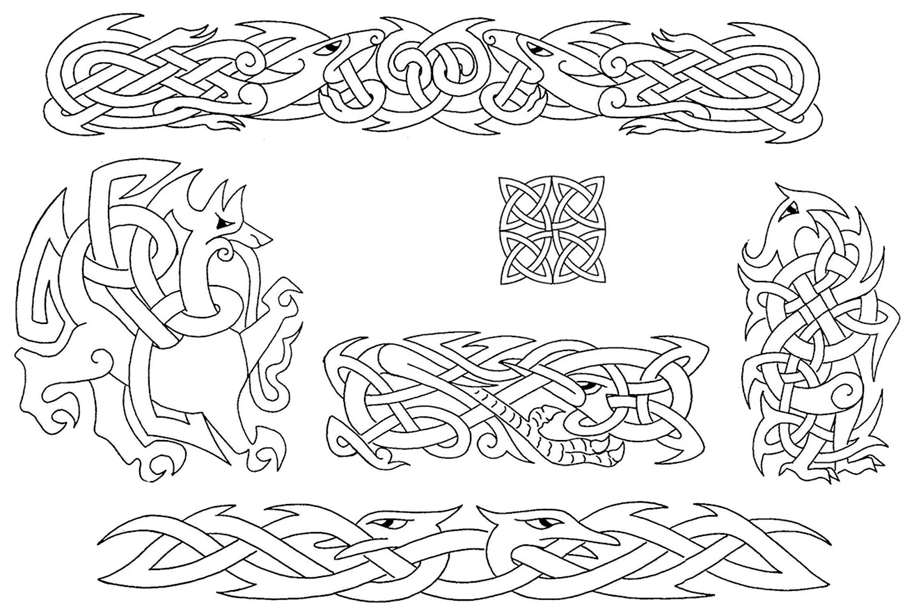 Кельтская вязь орнамент. Своими руками