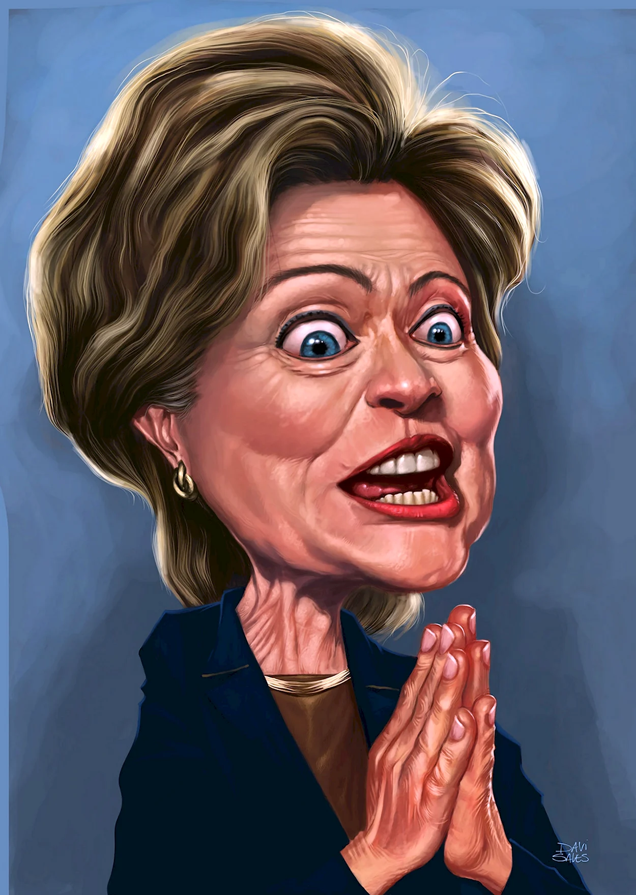 Хиллари Клинтон арт. Знаменитость