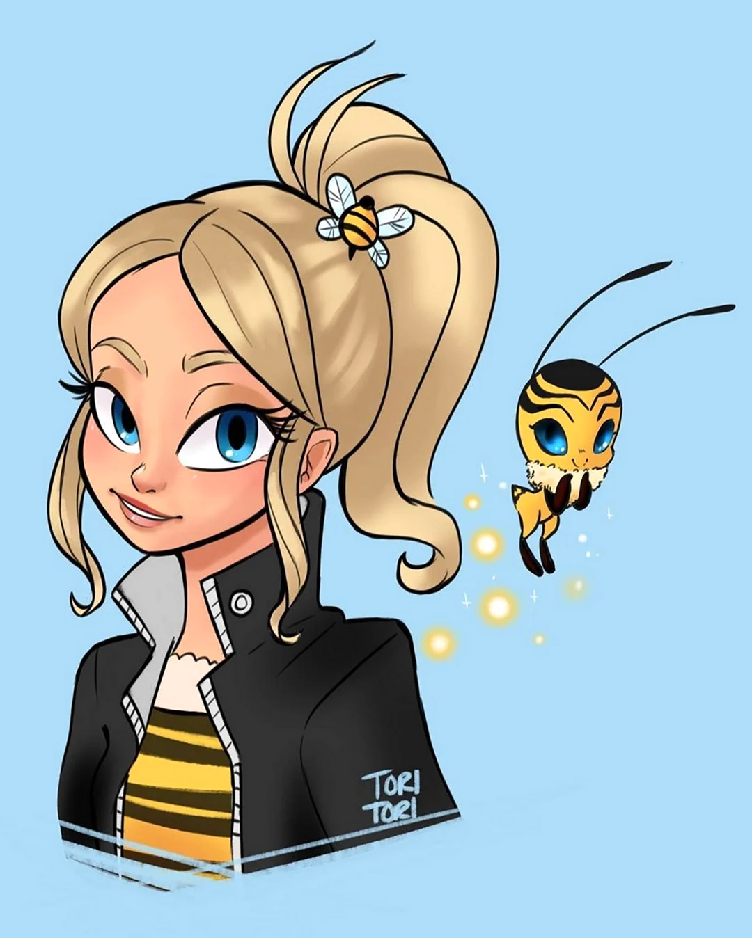 Хлоя буржуа пчела. Картинка из мультфильма