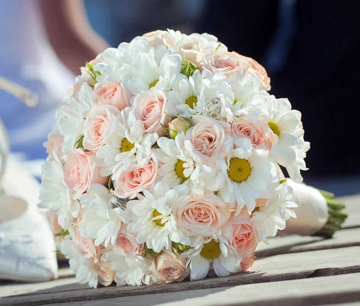 Хризантемы сталион букет невесты. Красивая картинка