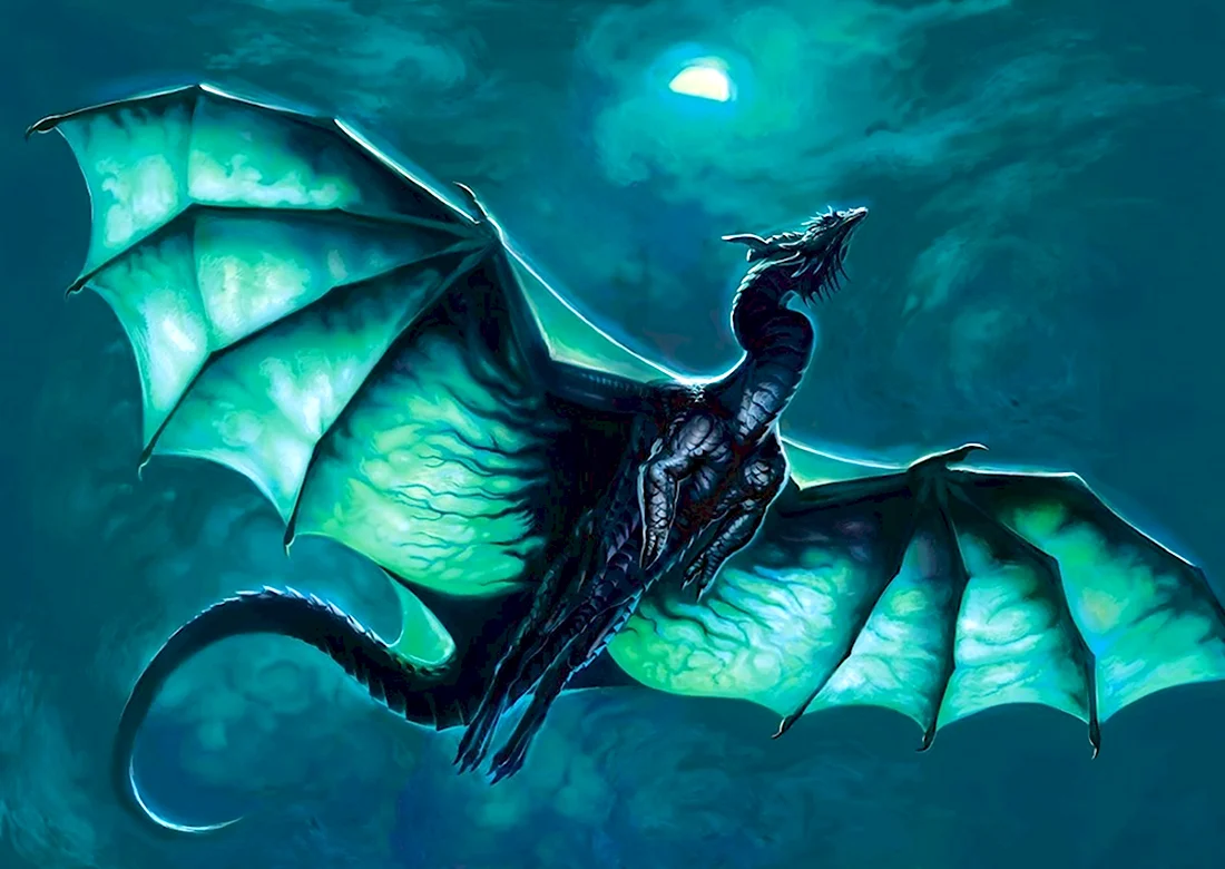 Хризолитовый дракон. Красивые картинки животных