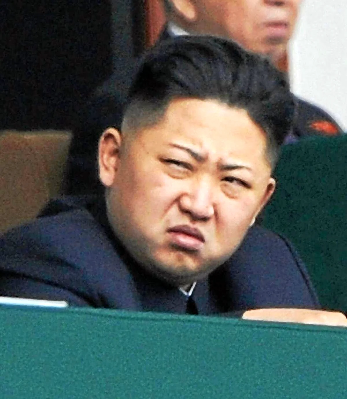 Ким Чен Ын злой. Прикольная картинка