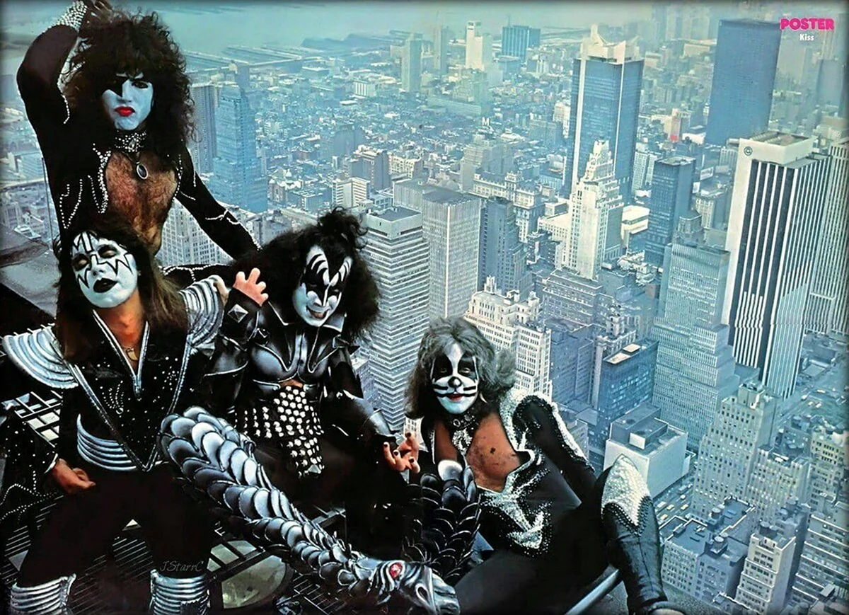 Kiss группа 1976. Картинка