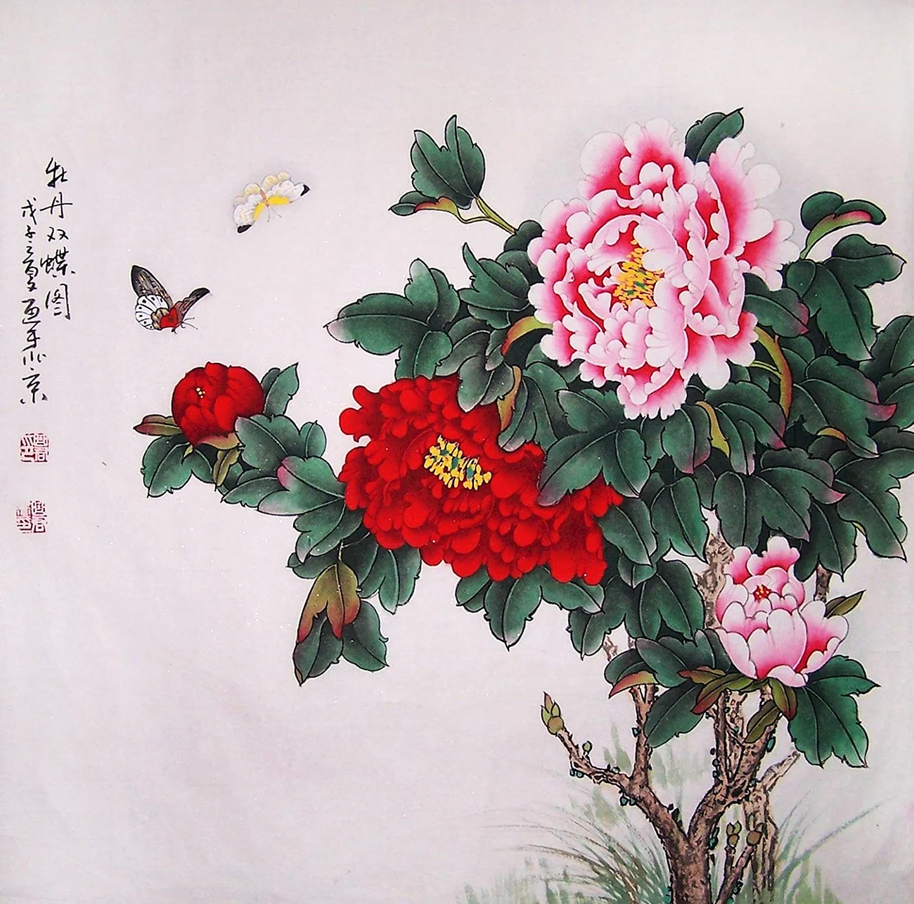Китайские цветы своими руками. Красивая картинка