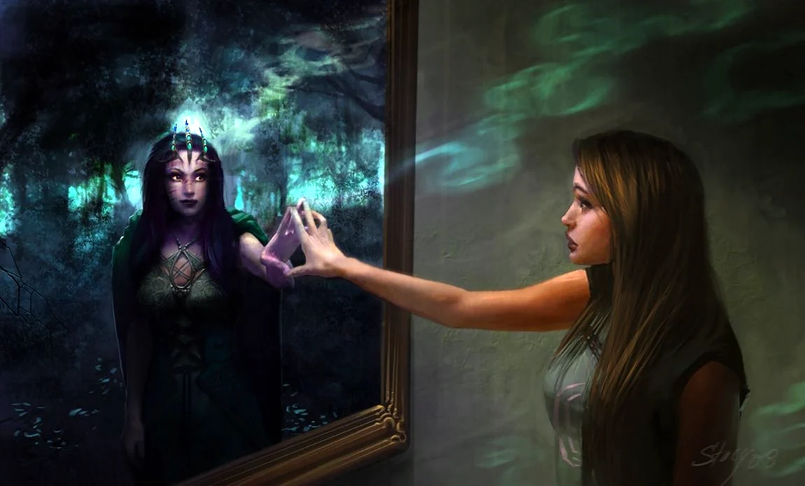 Клэр Фэйерс магия зеркал. Красивая девушка