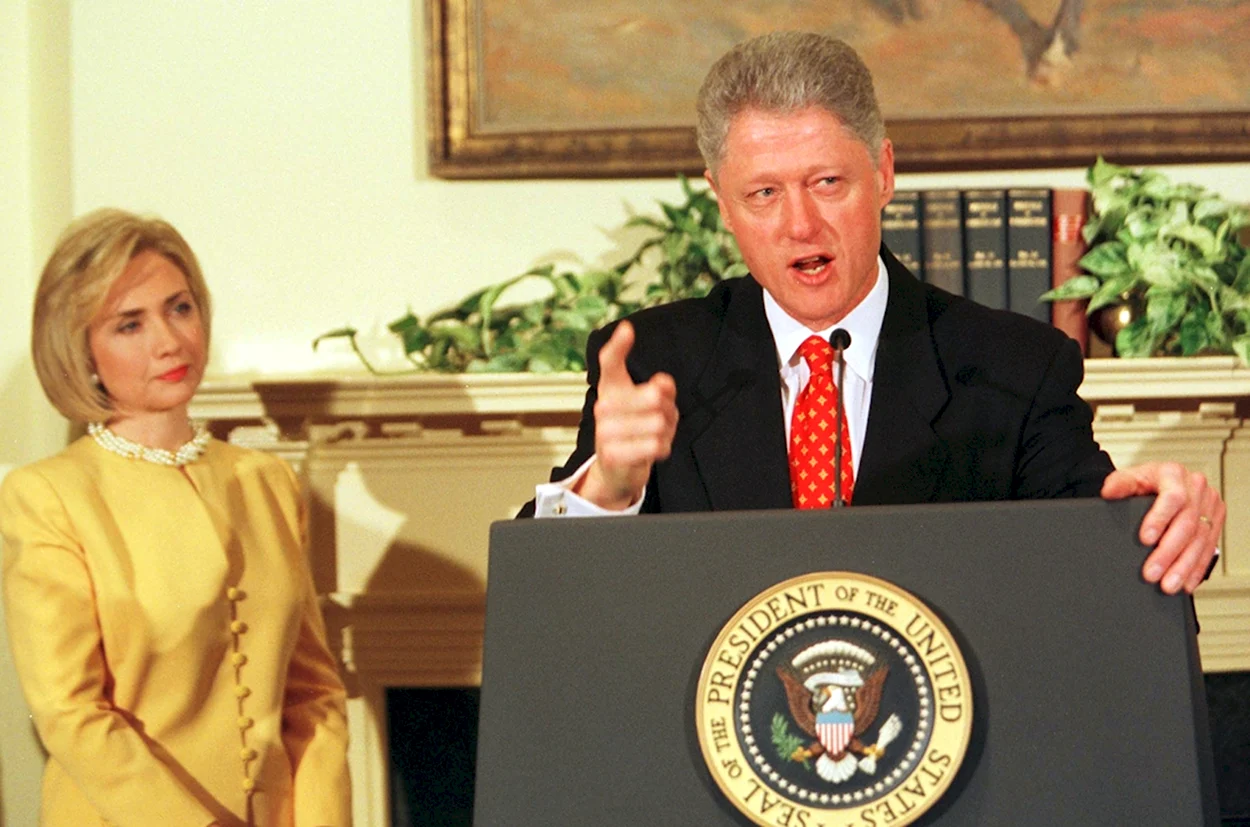 Клинтон и Моника 1998