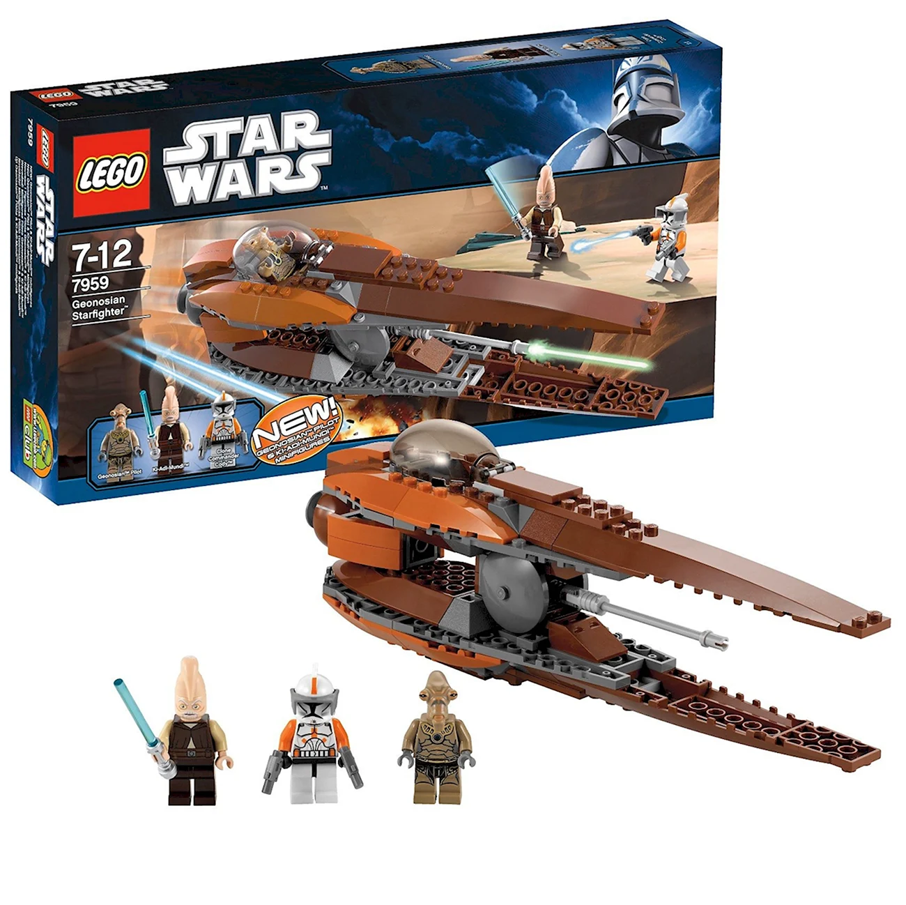 Конструктор LEGO Star Wars 7959 Звездный истребитель Джеонозианцев. Картинка