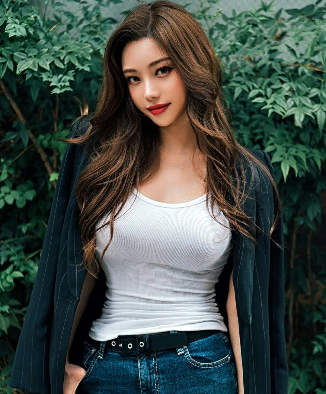 Корейская модель ssovely Instagram. Красивая девушка