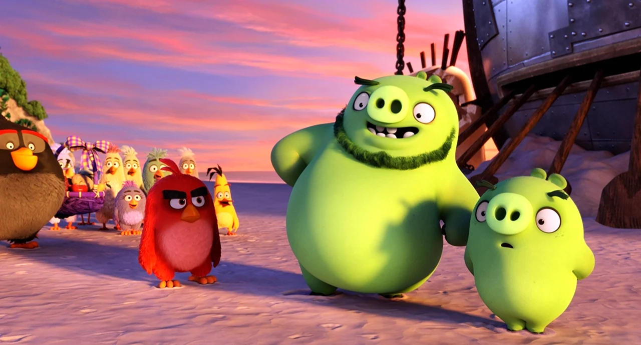 Король свиней Angry Birds в кино. Картинка из мультфильма