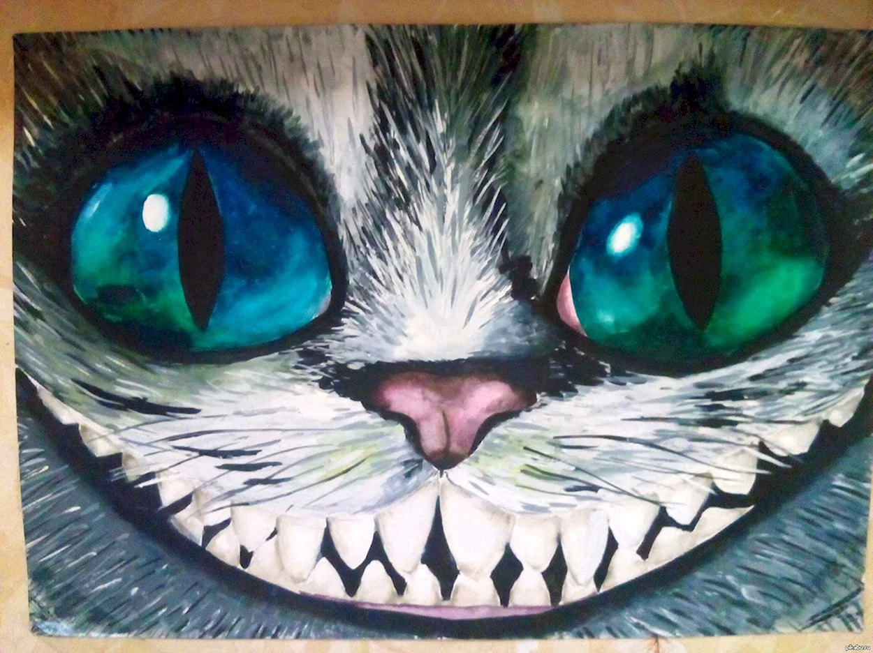 Кошачьи глаза Чеширский кот. Красивое животное
