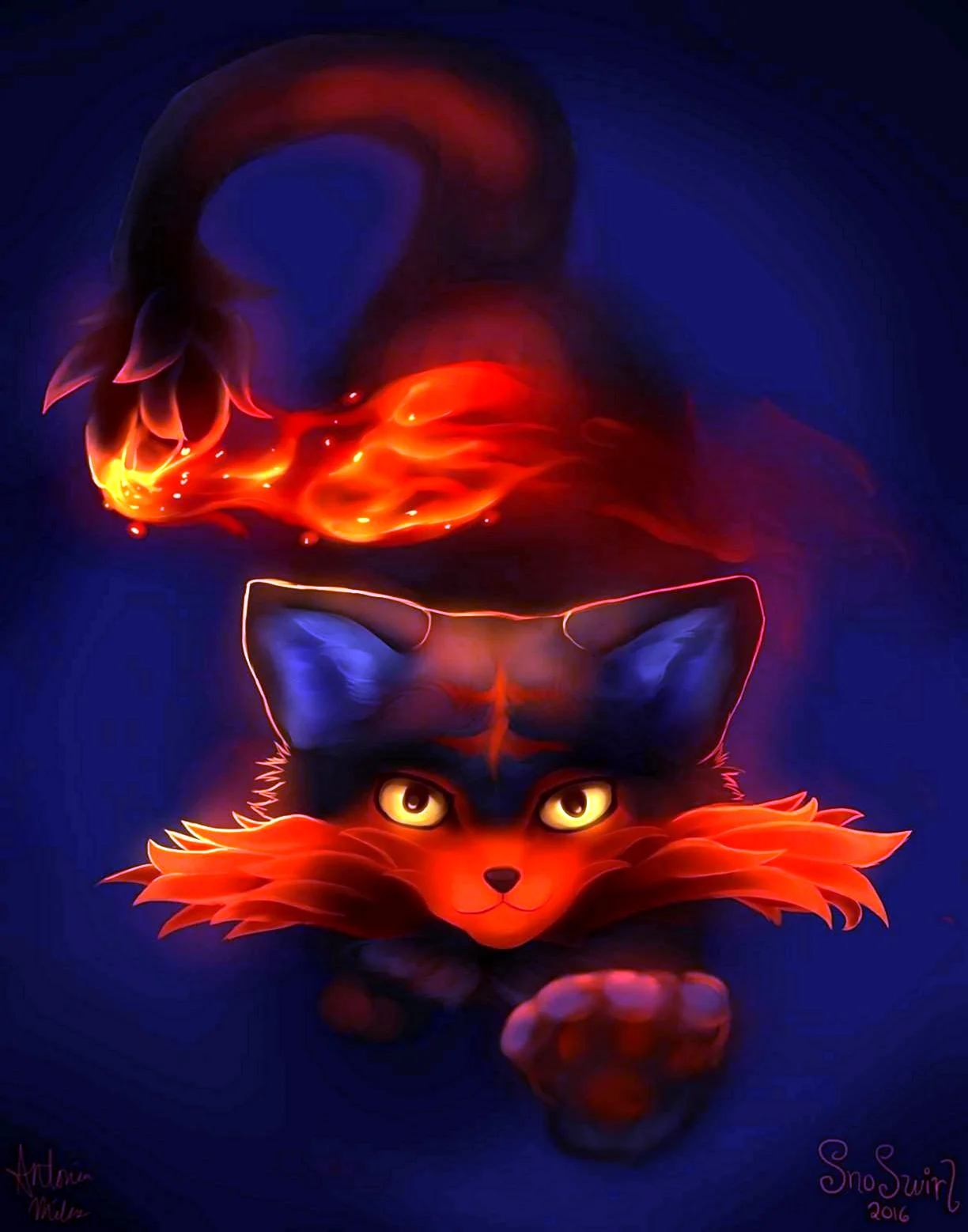 Коты Воители Огнезвёзд. Красивое животное