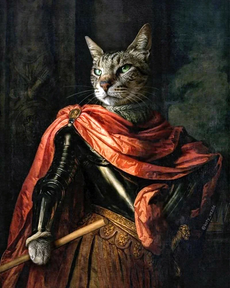 Коты живопись эпоха Возрождения. Красивое животное