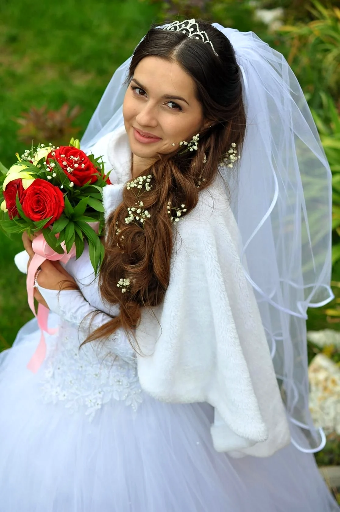 Красивая невеста. Красивая девушка
