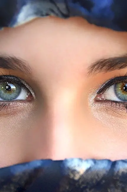 Красивые глаза. Красивая девушка