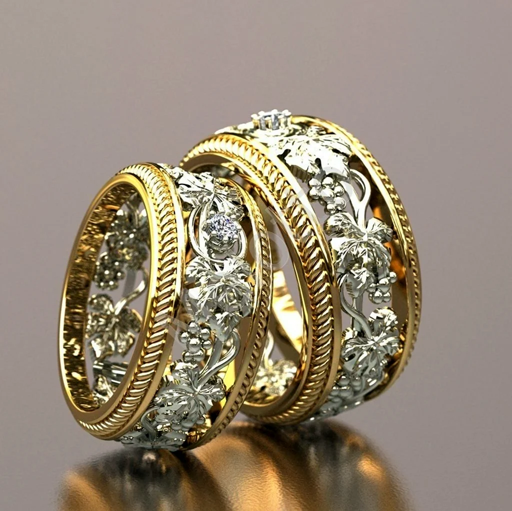 Красивые обручальные кольца. Красивая картинка