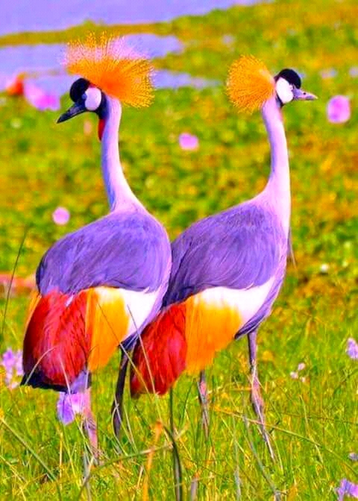 Красивые птицы. Красивое животное