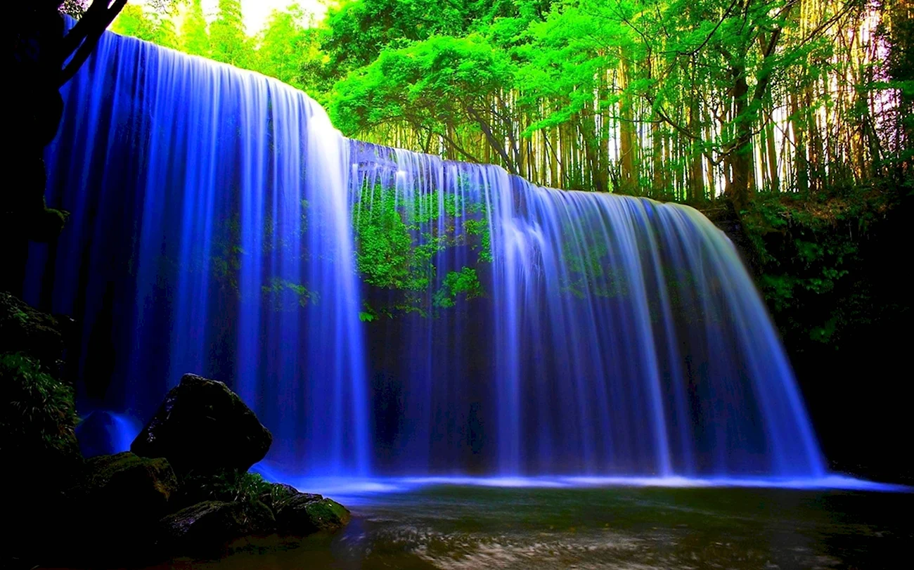 Красивые водопады. Красивая картинка