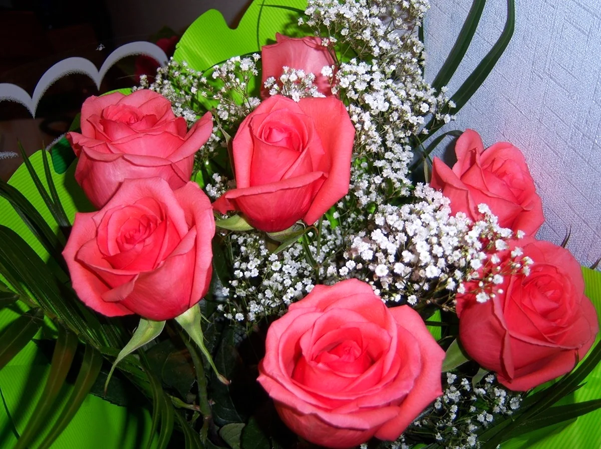 Красивый букет цветов для женщины. Красивая картинка
