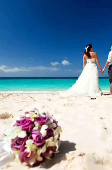 Красивый пляж свадебный. Красивая картинка