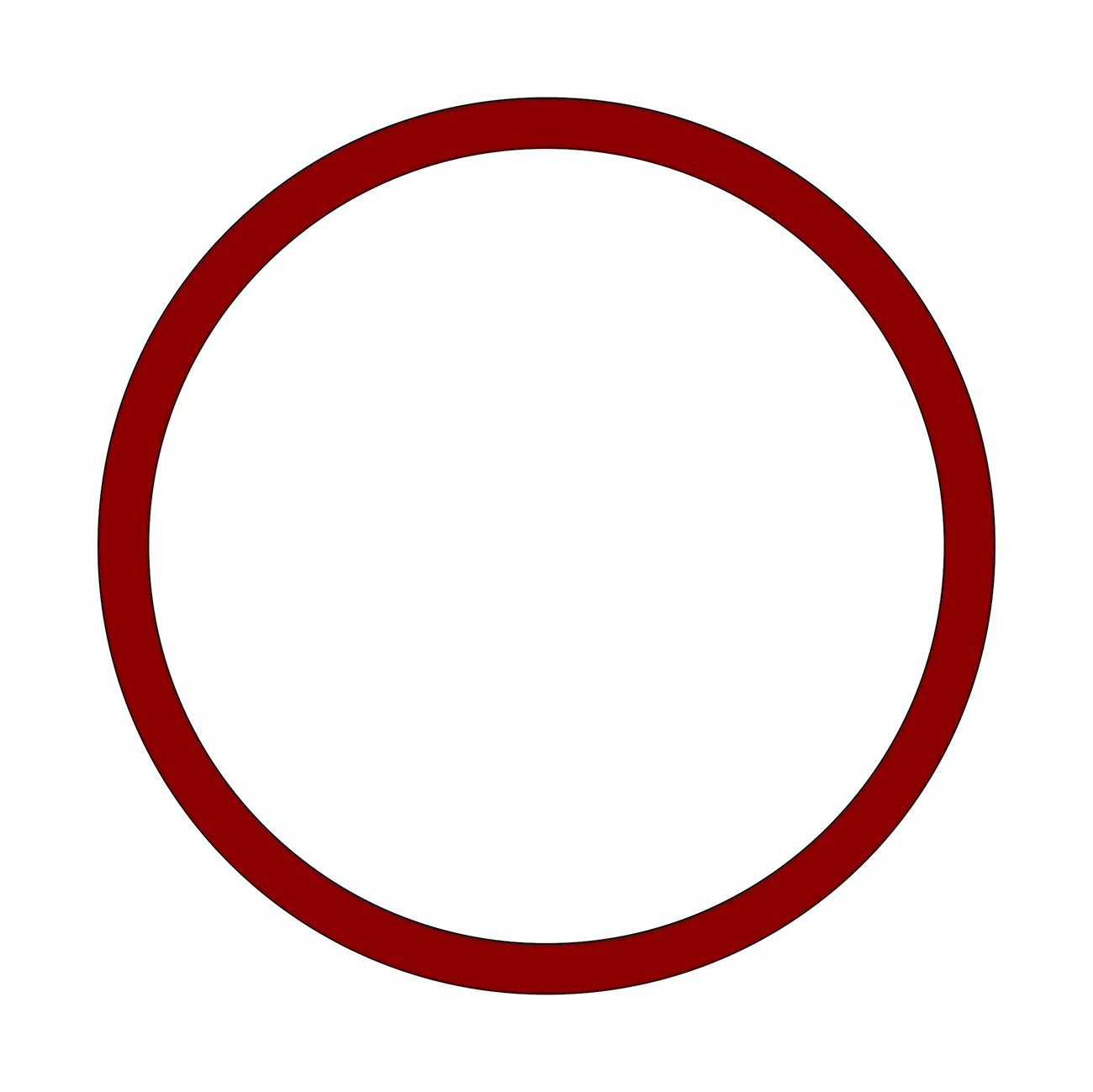 Красный круг обводка. Картинка