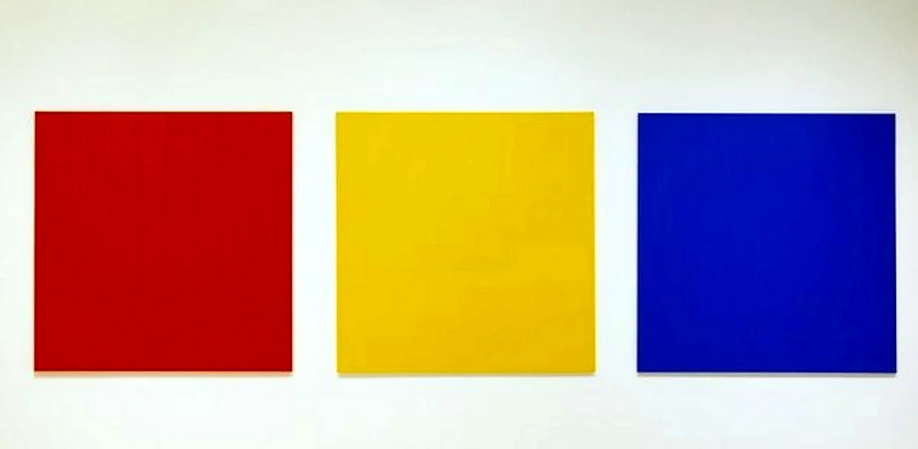 «Красный желтый синий II» Эльсуорт Келли. Картинка