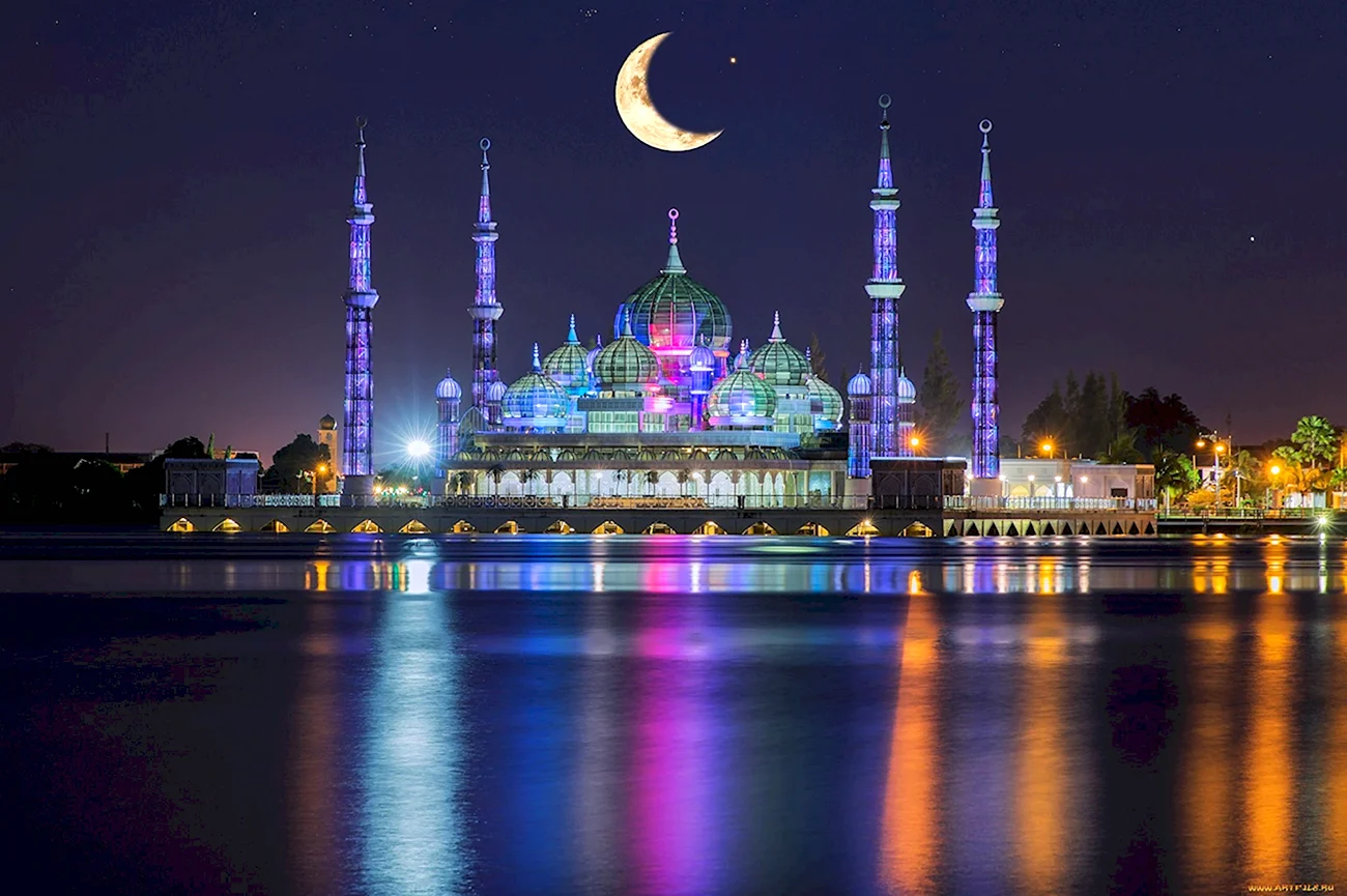 Кристальная мечеть – Куала-Тренгану Малайзия. Картинка