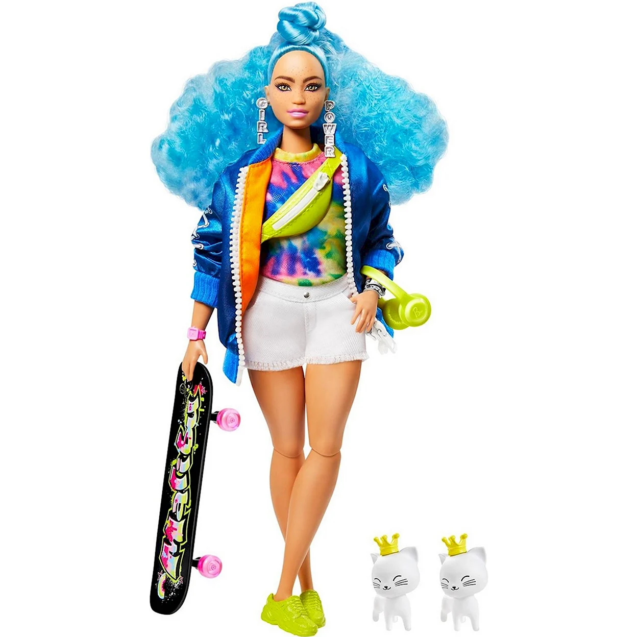 Кукла Барби Экстра с голубыми волосами. Игрушка
