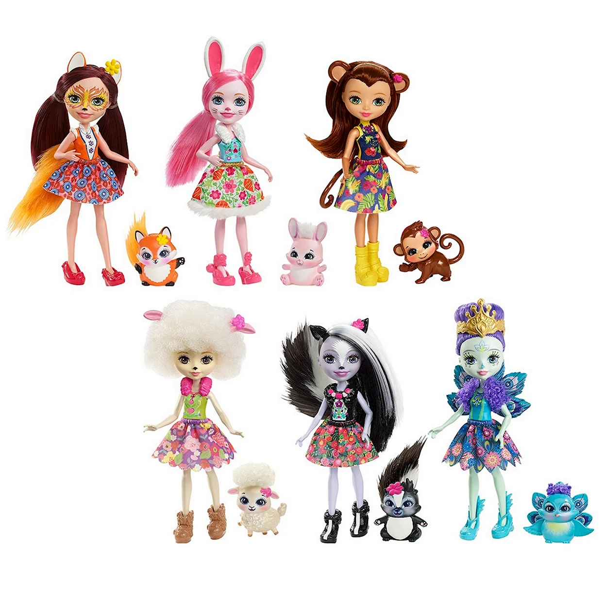 Кукла Enchantimals 6 героев. Игрушка