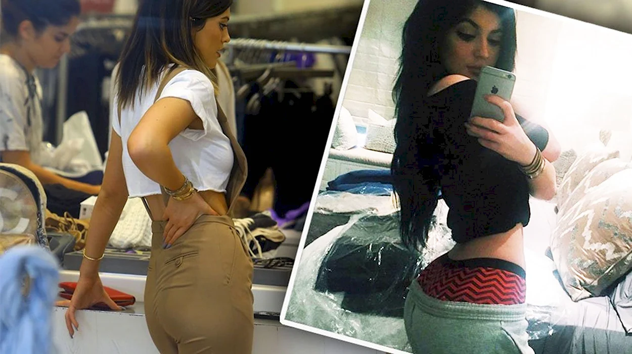 Kylie Jenner до и после пластики тело. Знаменитость