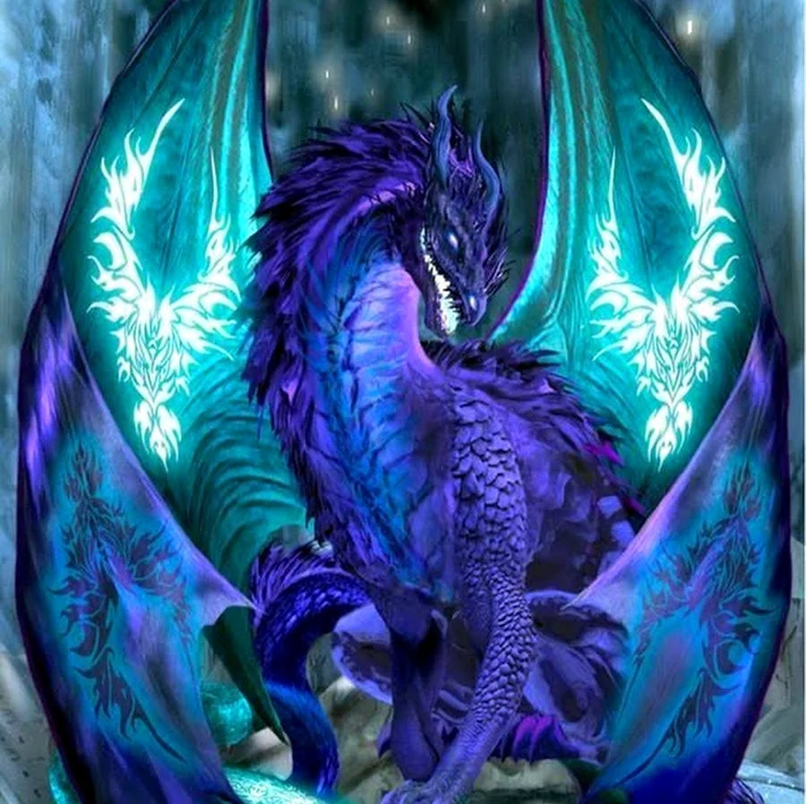 Лазурный дракон Цинлун. Красивые картинки животных